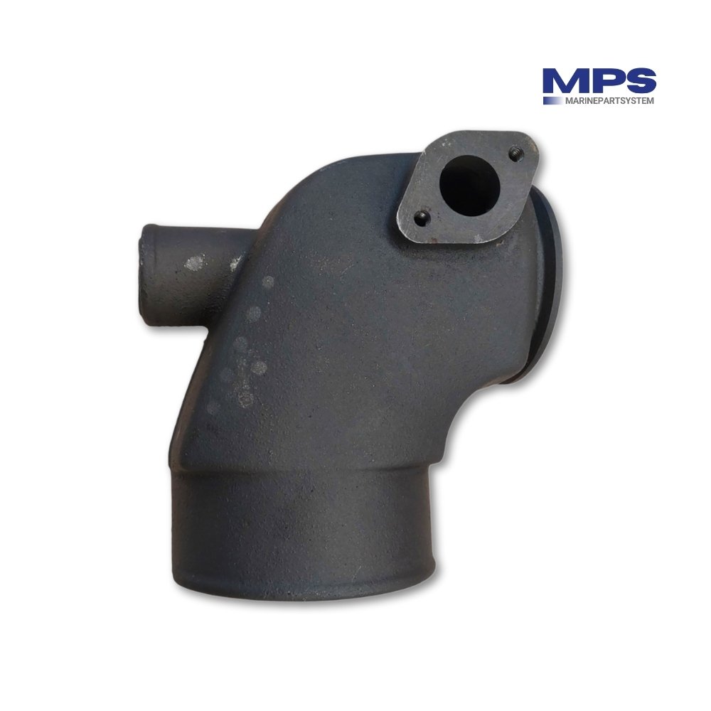 Volvo Penta exhaust elbow AD31 / AD41 / KAMD44 - 861289, cast iron replacement part