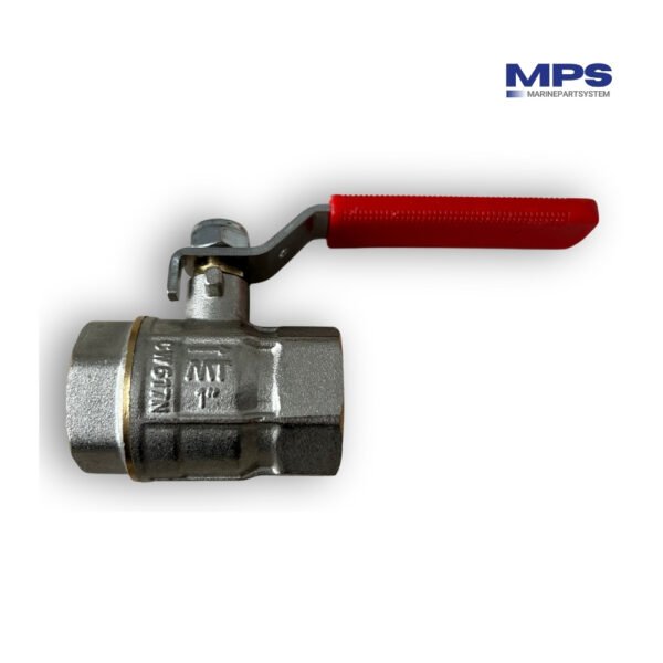 Chromed Brass Ball Valve 1″ | Stainless Steel Ball