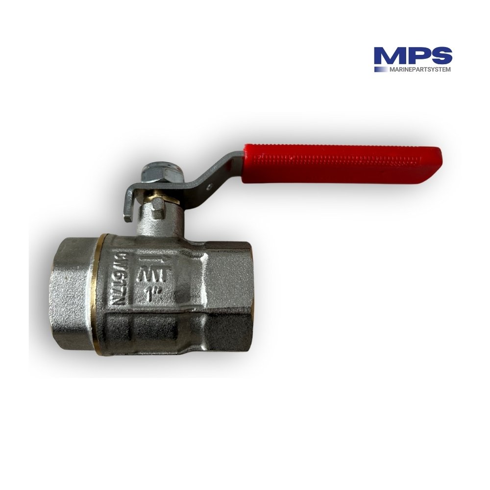 Chromed Brass Ball Valve 1″ | Stainless Steel Ball